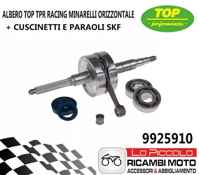 Albero Motore Top Racing Tpr Corsa 39,2 Minarelli Orizzontale Spinotto 10