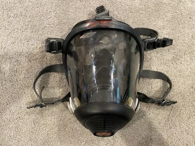 Survivair (Model 7620) Full Face Respirator - Size: Medium - Used Good Condition