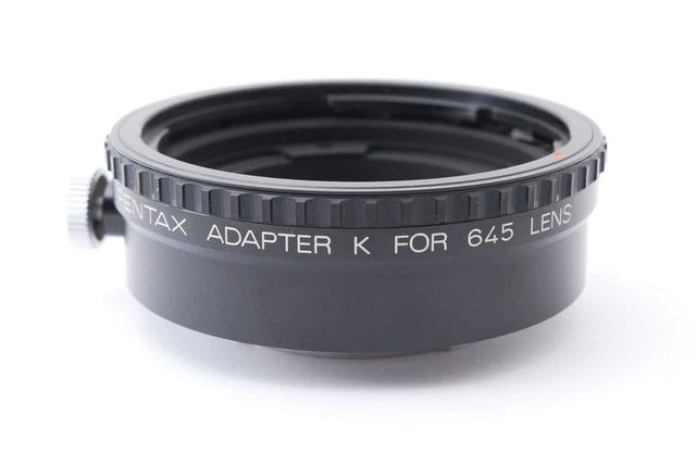 [COMO NUEVO] Adaptador de montaje Pentax K para adaptador de lente de formato medio 645 Japón #P2845