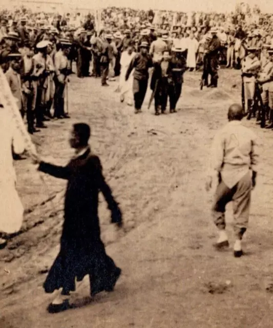 Postcard c1910 RPCC Chinese Execution Condemned Man Walking #D10