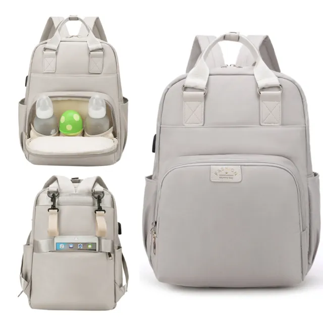 Diaper Bag Backpack, Multifunction Travel Back Pack Large Capacity Stylish