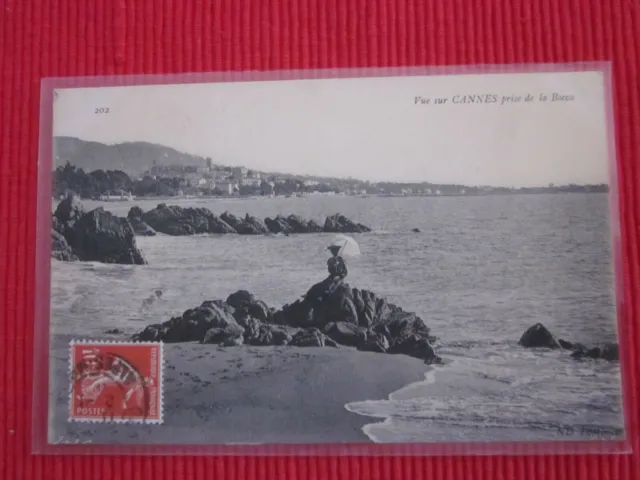 Cpa Written Cane View Stamp Taken From The Bocca