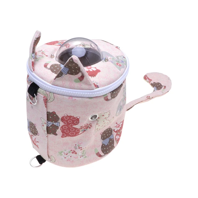 Mochila Portátil Hámster Exterior Mochila Mascota Diseño Espacial Cálida T
