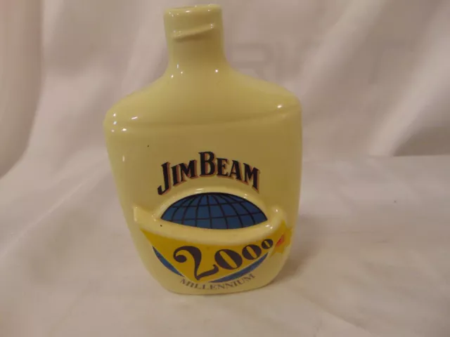 Jim Beam 2000 Reno 30th Convention/Silver Legacy Yellow Flask by Wade of England