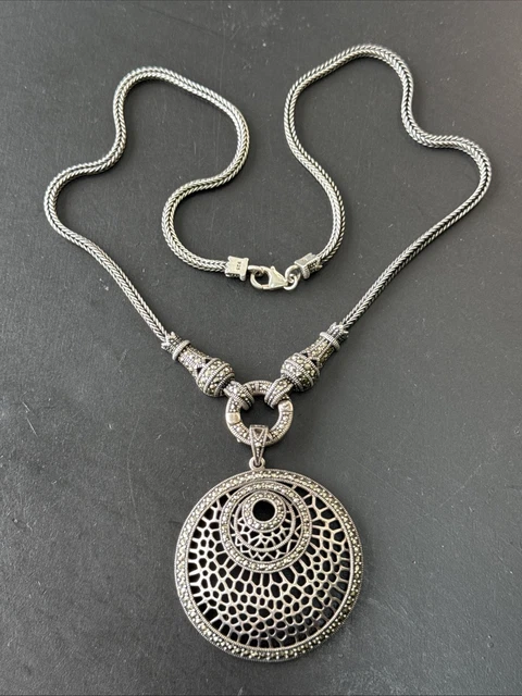 Collier Chaîne Art Nouveau En Argent Massif 925 – Maille Simple Et Élégante