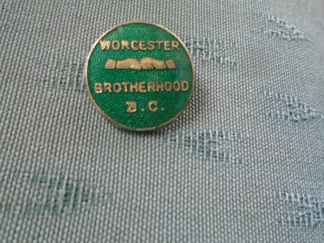 Older Worcester Brotherhood Bowling Club - Enamel Bowls Pin Badge - Defunct