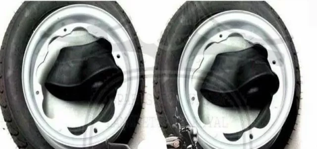 Lambretta Wheel Rim + Continental Tyre 3.50 X 10 With Inner Tube 2 Units @Vi