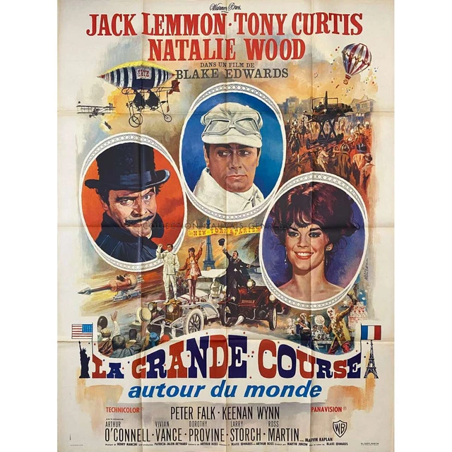 LA GRANDE COURSE AUTOUR DU MONDE affiche de film Style A - hourras - 120x160 cm.