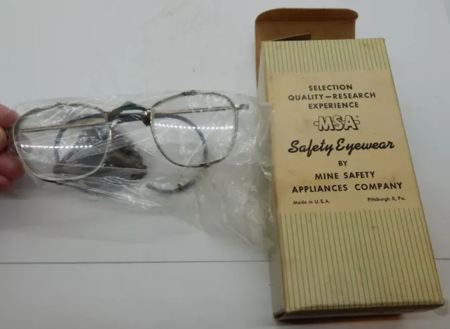 Mine Safety Appliances Company SAFETY EYEWEAR Pittsburgh, PA Circa 1955