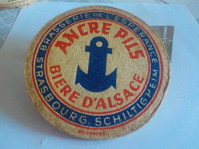 1 Sous Bock Biere Ancre Pils   Brasserie De L Esperance N2