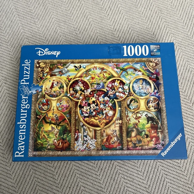 RAVENSBURGER DISNEY 1000 Piece Jigsaw Puzzle Peter Pan/ Mickey/ Dumbo ...