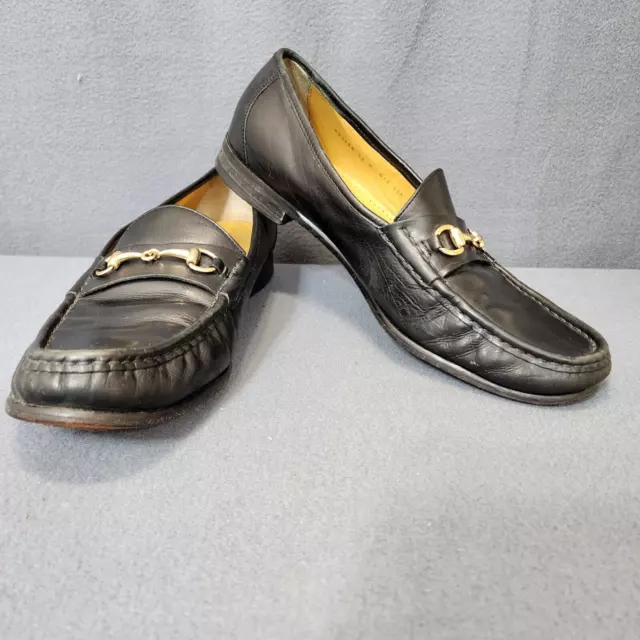 COLE HAAN ASCOT II Bit Loafers Mens Size 13M Black Leather Slip On Dress Shoes 44.99 PicClick