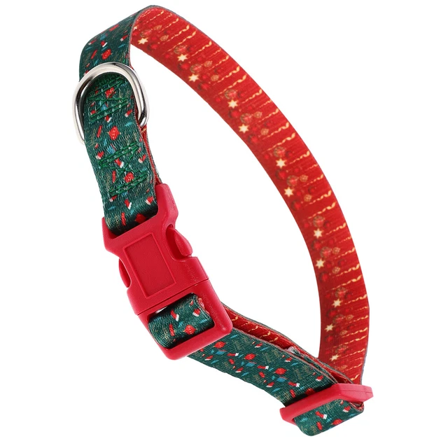 Collar Navidad Perro, Collar Ajustable Perro, Collar Cachorro, Pequeño