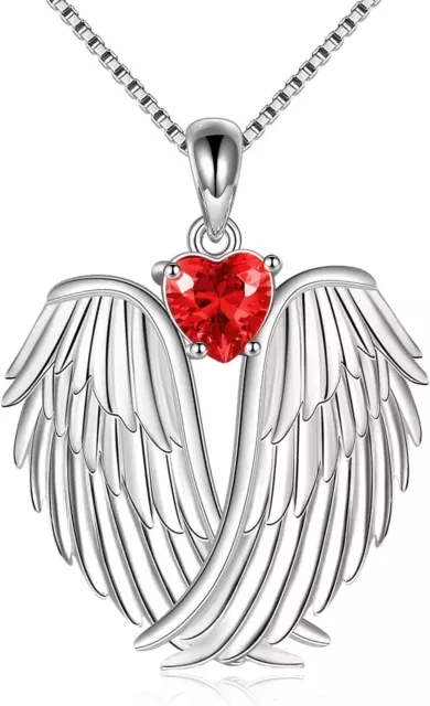 Collier Ailes d'Ange Collier Pendentif Ailes d'Ange Gardien en Argent...