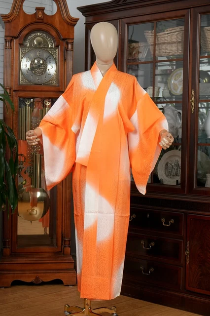 Dear Vanilla Japanese Juban Undergown Women's Kimono Genuine Vintage Mint