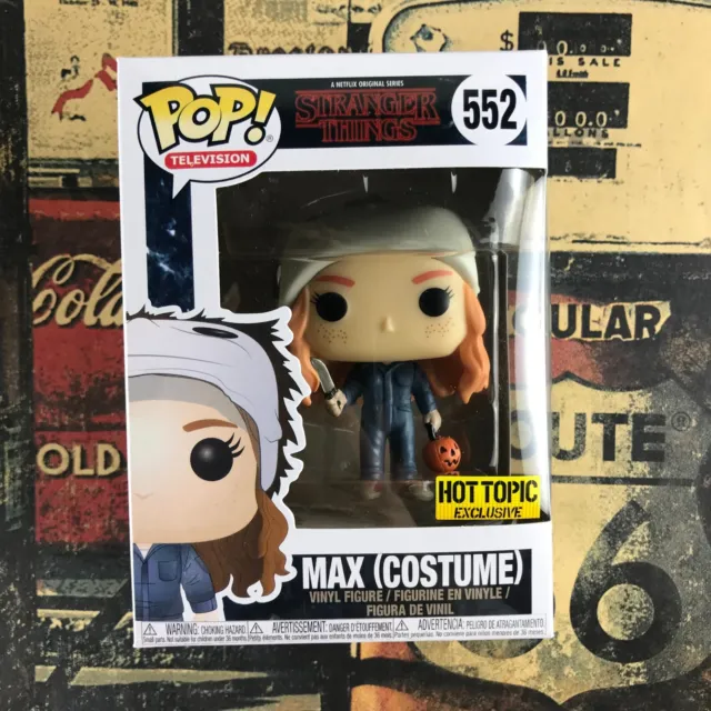 Stranger Things Max (Costume) #552 Hot Topic Figure w/ Protector - New Funko Pop