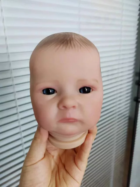 16in Reborn Baby Doll Kits Painted Unfinished Newborn With Soft Cloth Body Eyes