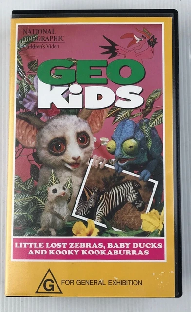 GEO KIDS NATIONAL Geographic Children's Video VHS 1994 (Little Lost