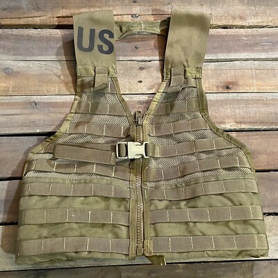 USMC FIGHTING LOAD Carrier Vest Coyote FLC MOLLE II USGI NICE $16.95