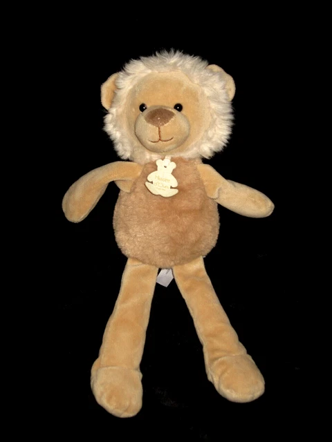 Doudou Peluche pantin Lion Sweety Chou marron beige Histoire d'Ours HO2946 30 cm