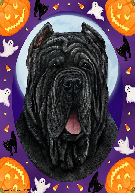 Halloween Garden Flag - Neapolitan Mastiff 124711
