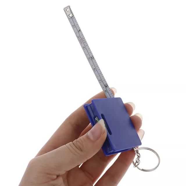 Tape Measure With Key Chain Portable Retractable Ruler Centimeter/Inch Ruler