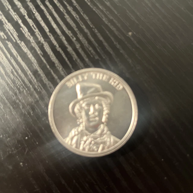 NEW! BILLY THE Kid 2 Oz. Silver Round 