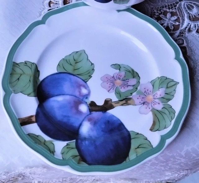 VILLEROY &amp; BOCH French Garden Modern Fruits -Pflaume -Dessertteller 21 ...