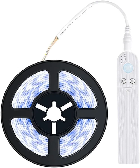 LIGHT LED UNDER LED Strip Motion Sensor, Battery Powered Bed