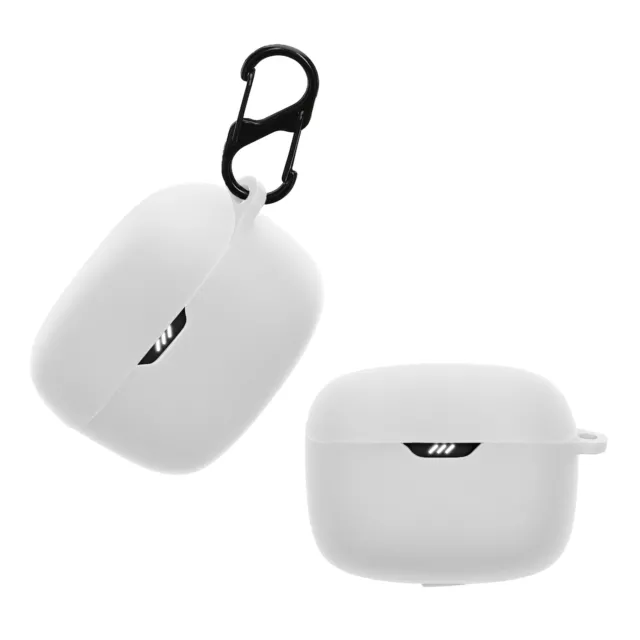 Housse en silicone pour casque JBL Tune Buds blanc étui de protection