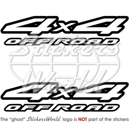 4x4 Off Road Jeep Four Wheel Drive, Adesivo Vinile 200mm -22 COLORI