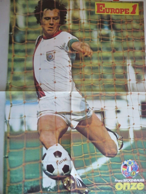 Poster Football Ancien - Franz Beckenbauer - Allemagne RFA / Bayern Munich - Avant 2000