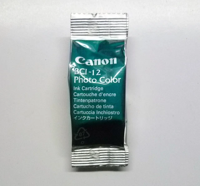 Cartouche D'encre Canon BCI-12 Photo Couleur – Originale Et Neuve
