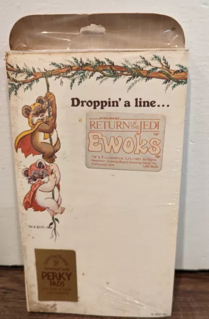 1983 Return Of The Jedi Ewoks Notepad - Unused Original Packaging