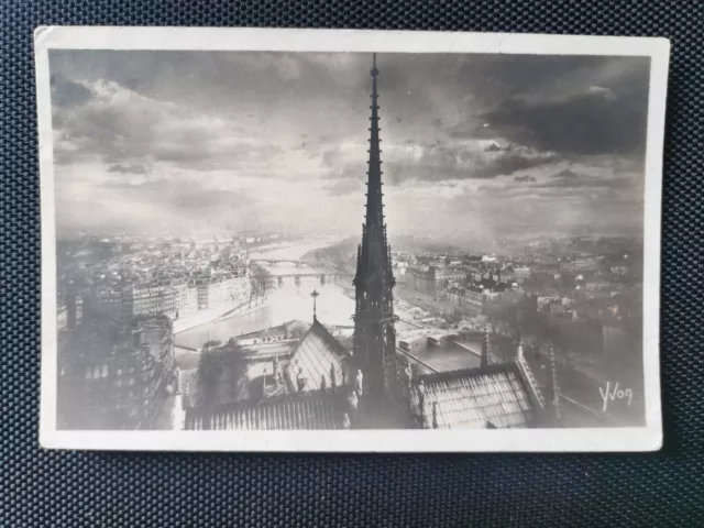CPA 75 PARIS by Flanant - Panorama taken from the Tours de Notre-Dame
