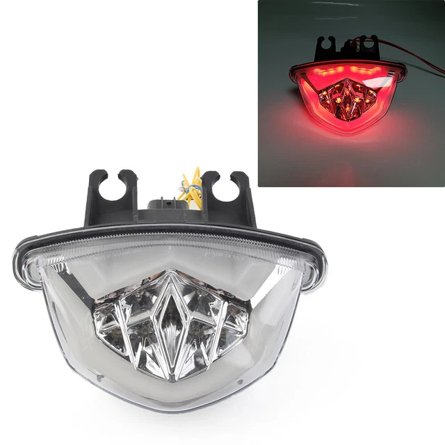 LED Rear Light Brake Turn Signal Clear Fit Suzuki GSX-S750 17-22 GSX-S1000 15-22