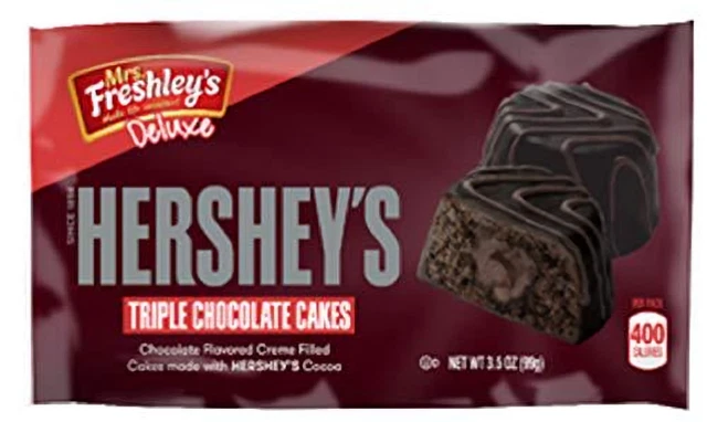 Mrs.Freshley's Crème Rempli Triple Chocolat Gâteux Paquet De 8
