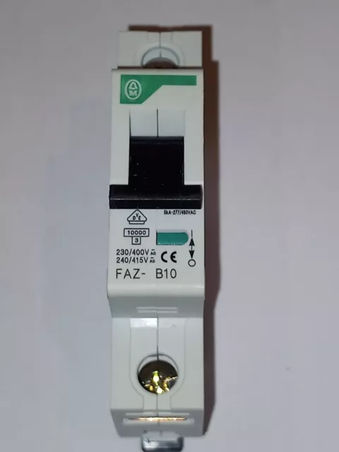 Eaton / Möller, FAZ-B10A Leitungsschalter / Sicherungsautomat 10KA 1polig