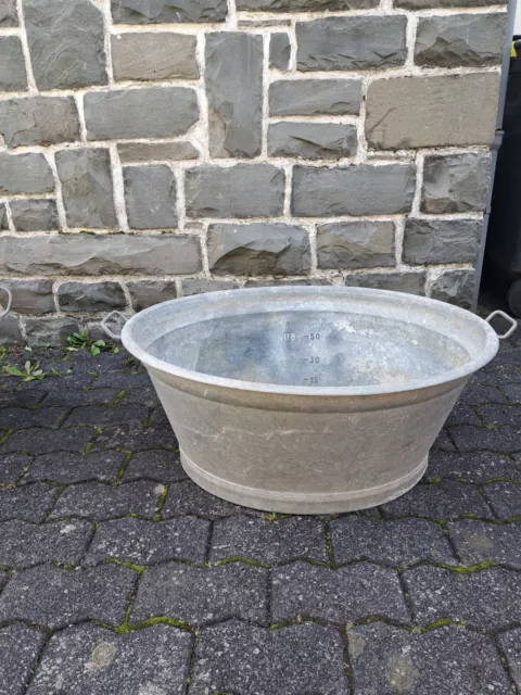 Große, alte  Zinkwanne , Pflanzgefäß,    Garten Deko, dicht!!!