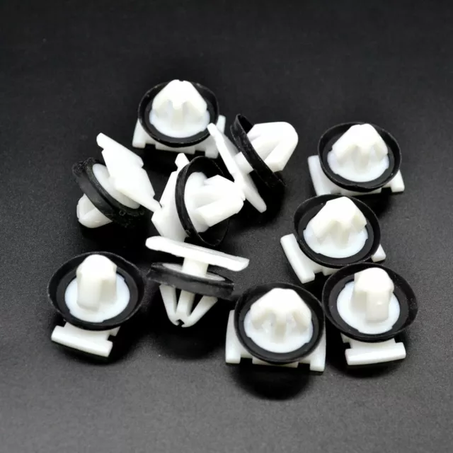 10pcs Rocker Panel Moulding Clips Trim Mountings Screws for GM Buick Chevrolet