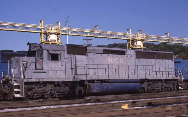 HLCX 6450 Railroad Train Locomotive CINCINNATI OH Original 1999 Photo Slide