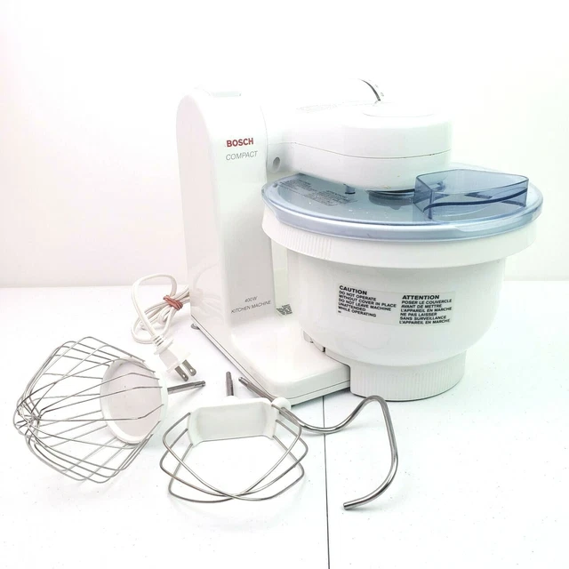 BOSCH COMPACT 400W Kitchen Machine 3 Attachments Countertop Mixer MUM