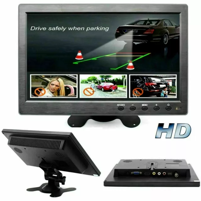 Monitor HDMI Schermo LCD TFT 10.1 POLLICI 1080p Altoparlante VGA BNC USB