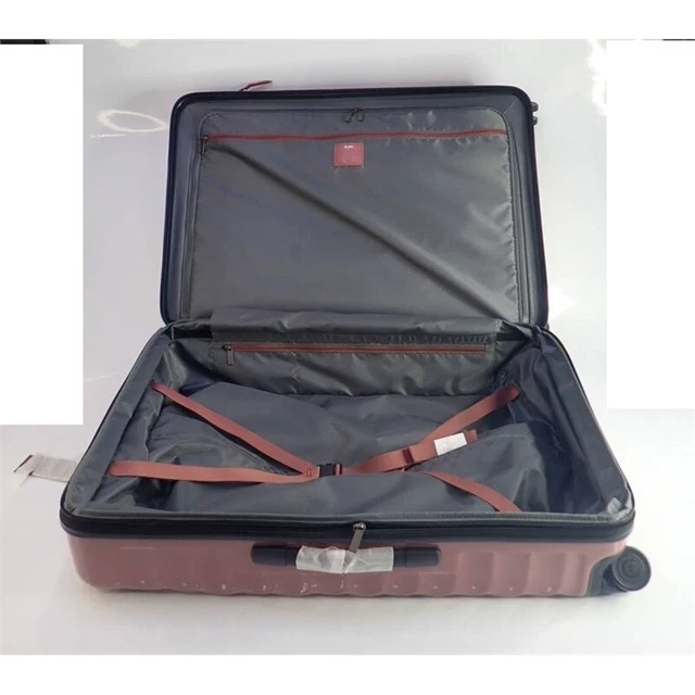 TUMI Extended Trip Expandable Packing Case Berry 99 L UNUSED Monogrammed "RNY" * 3