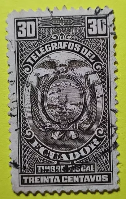 Briefmarke  Ecuador  1930   Steuer. 30 Centavos. S.scan