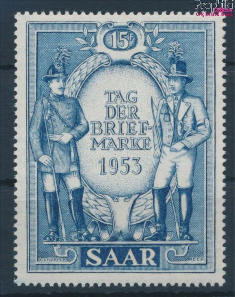 Briefmarken Saarland 1953 Mi 342 postfrisch Brauchtum, Trachten (10214566