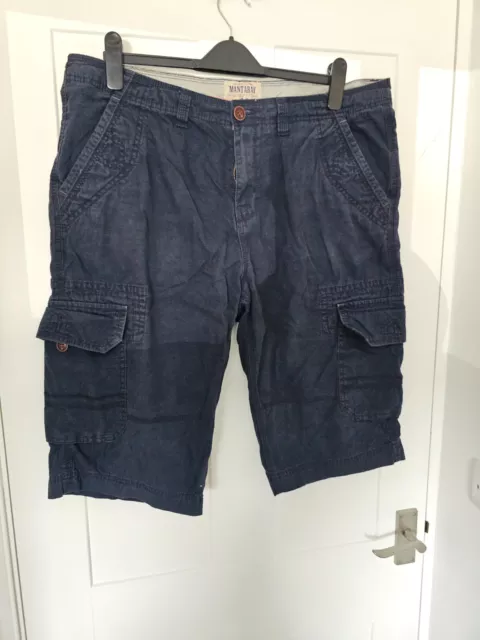 MENS DEBENHAMS SHORTS Mantaray Casual Summer Holiday Cargo Combat Cotton 30 W 11.90 PicClick UK