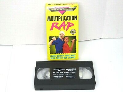 ROCK N LEARN  MULTIPLICATION RAP, VHS Tape 2004 $20.00  PicClick