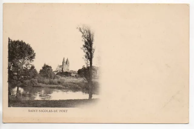 SAINT NICOLAS DE PORT - Meurthe et Moselle - CPA 54 - Basilique carte nuage 1900
