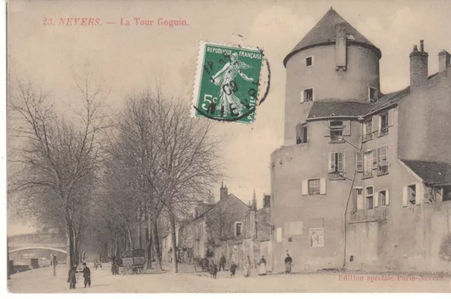 Cpa Nevers La Tour Goguin
